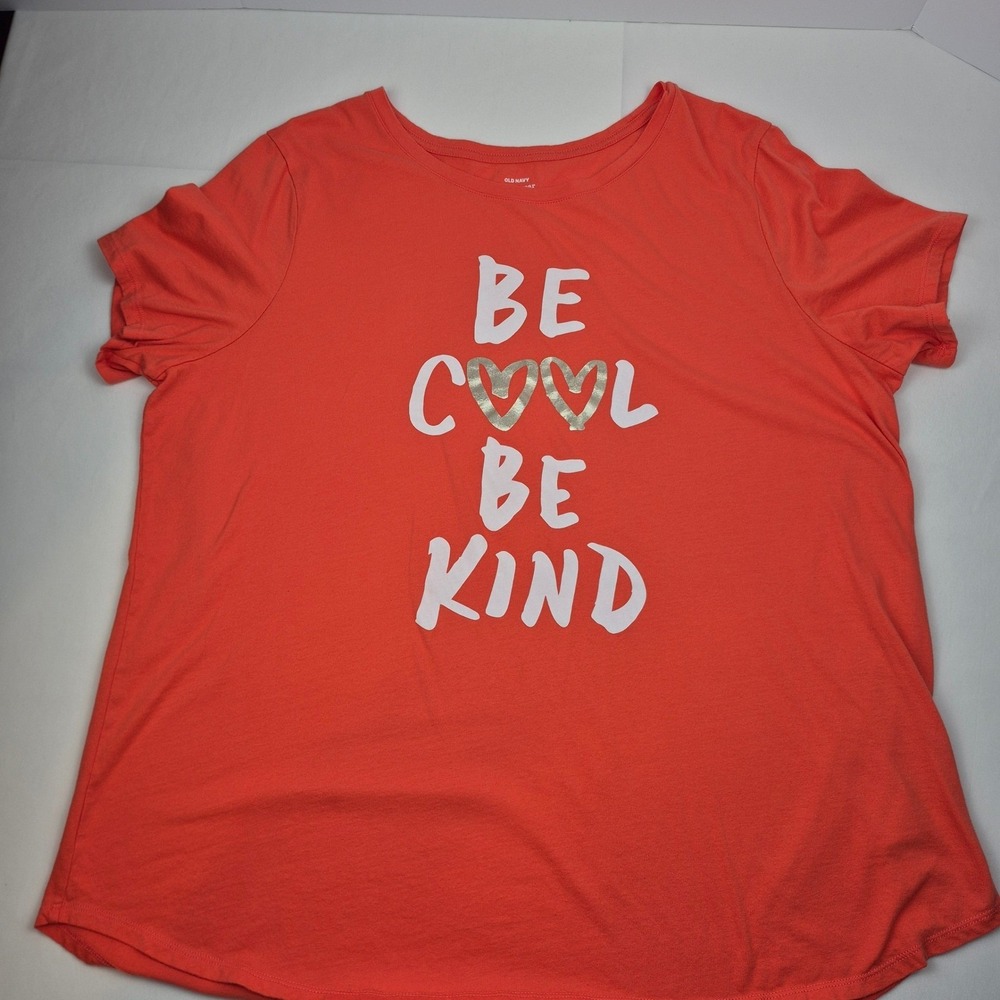 Old Navy XXL & XXL Tall Graphic Tee Lot Love Wins Be Cool Be Kind Pride Positive - Picture 6 of 15